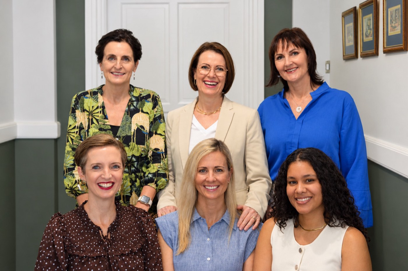 Back row from left: Ancil Prinsloo, Annerie Beukes, Hillétje Wiehahn. Front row from left: Anneke de Wit, Leanne van Niekerk, Kirsty Thompson.